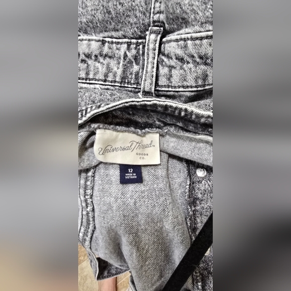 Universal Thread women 12 acid wash overalls denim gorpcore grungecore street - Picture 11 of 11